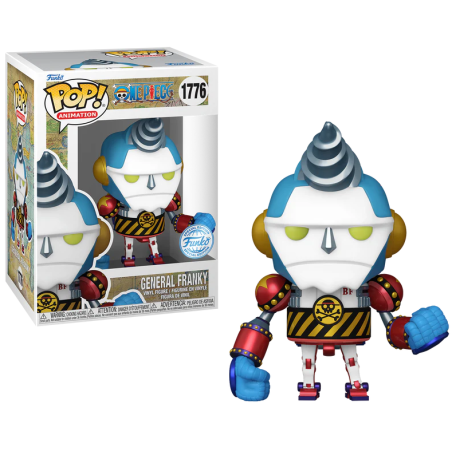 ONE PIECE - POP Animation N° 1776 - General Franky avec Chase (GW) 