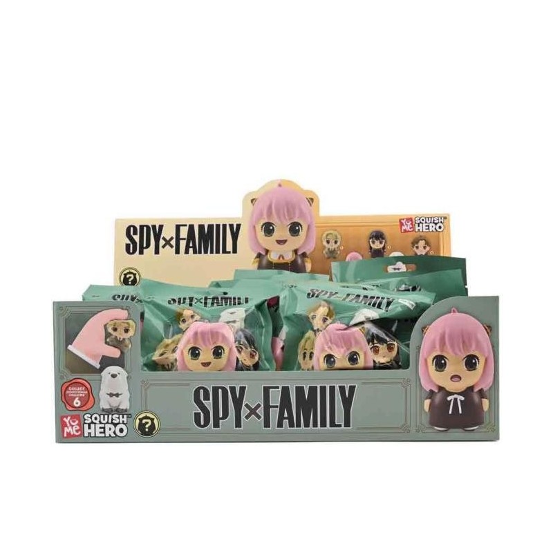 SPY X FAMILY - Squish Hero - Assortiment 12 Figurines 7.6cm 