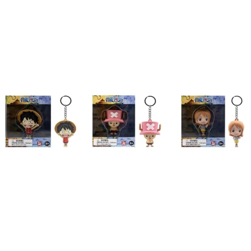 ONE PIECE - Pocket Hero - Assortiment 12 Porte-Clés 6-7cm 