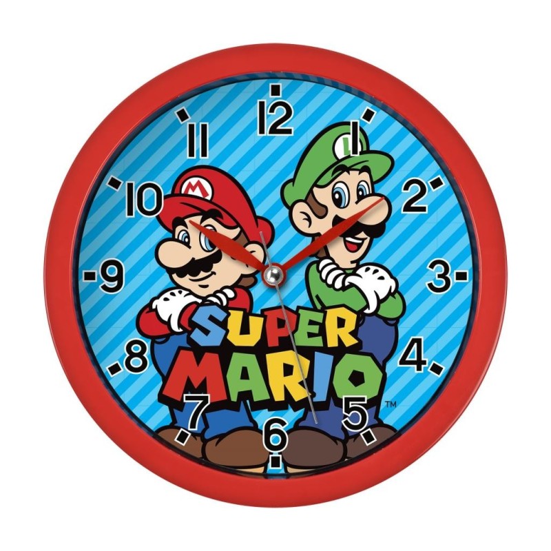 SUPER MARIO - Horloge Murale - 24cm 