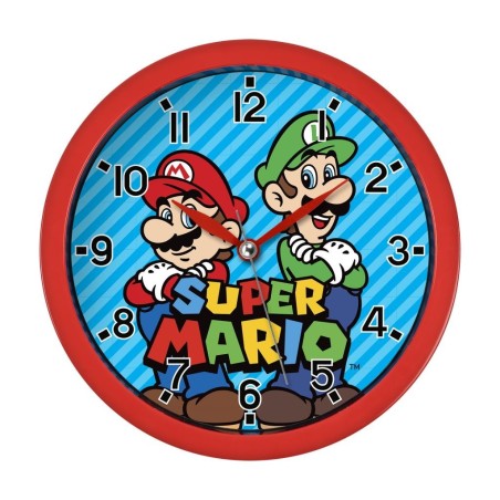SUPER MARIO - Horloge Murale - 24cm 
