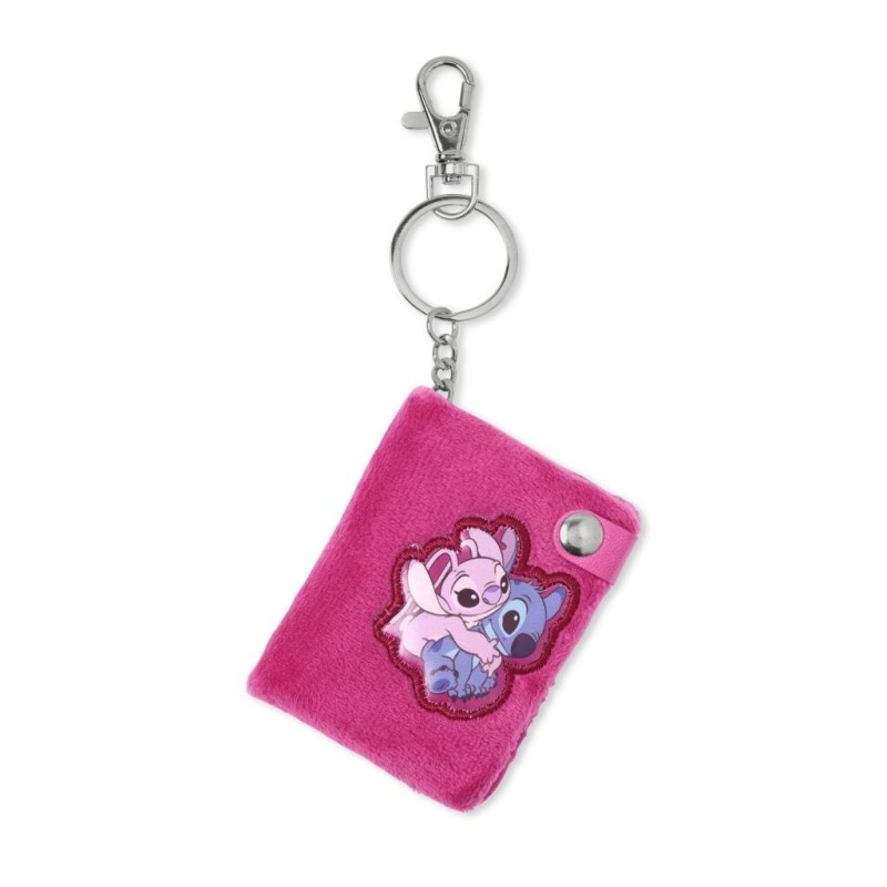 STITCH & ANGEL - Mini Portefeuille Porte-Clés 
