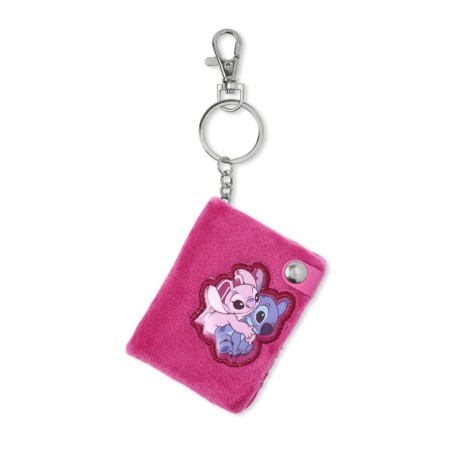 STITCH & ANGEL - Mini Portefeuille Porte-Clés 