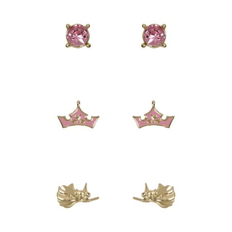 LA BELLE AU BOIS DORMANT - 3 Paires de Clous d'Oreilles 