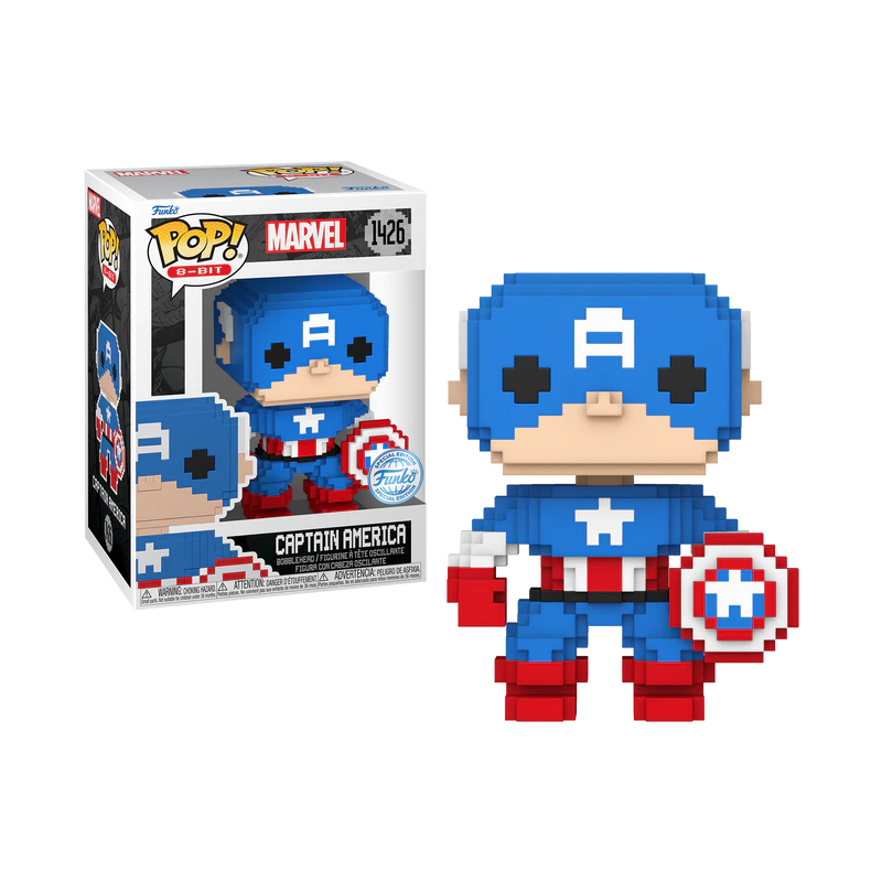 8-BIT - POP Marvel N° 1426 - Captain America 