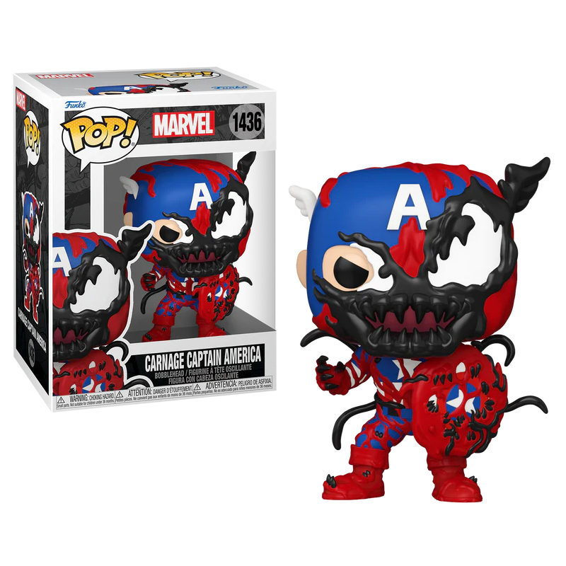 CARNAGEIZED - POP Marvel N° 1436 - Captain America 