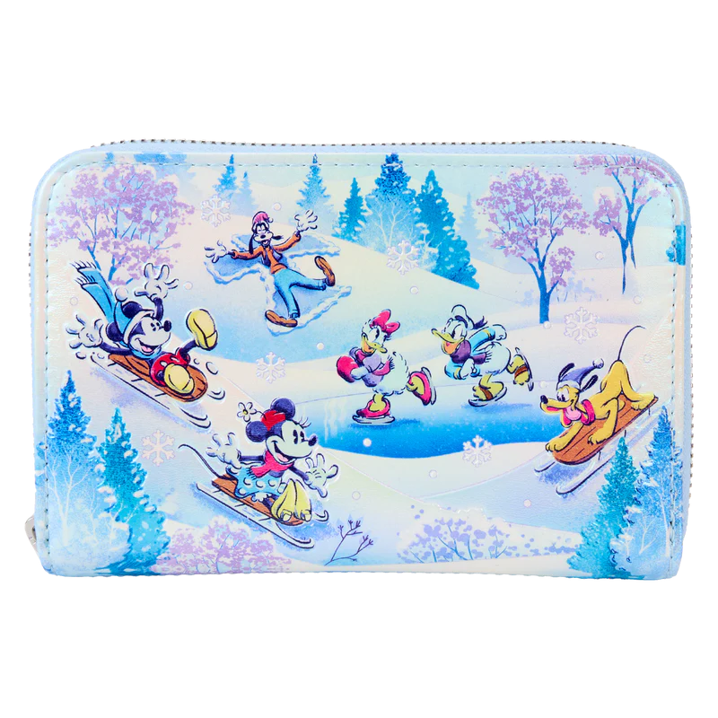 MICKEY & AMIS - Winter Wonderland - Portefeuille LoungeFly 