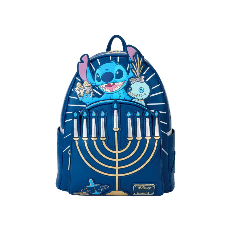 LILO & STITCH - Light Up Menorah Sticth - Mini sac à dos Loungefly 