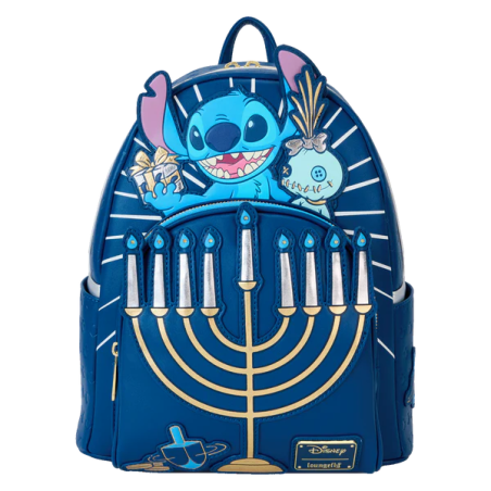 LILO & STITCH - Light Up Menorah Sticth - Mini sac à dos Loungefly 