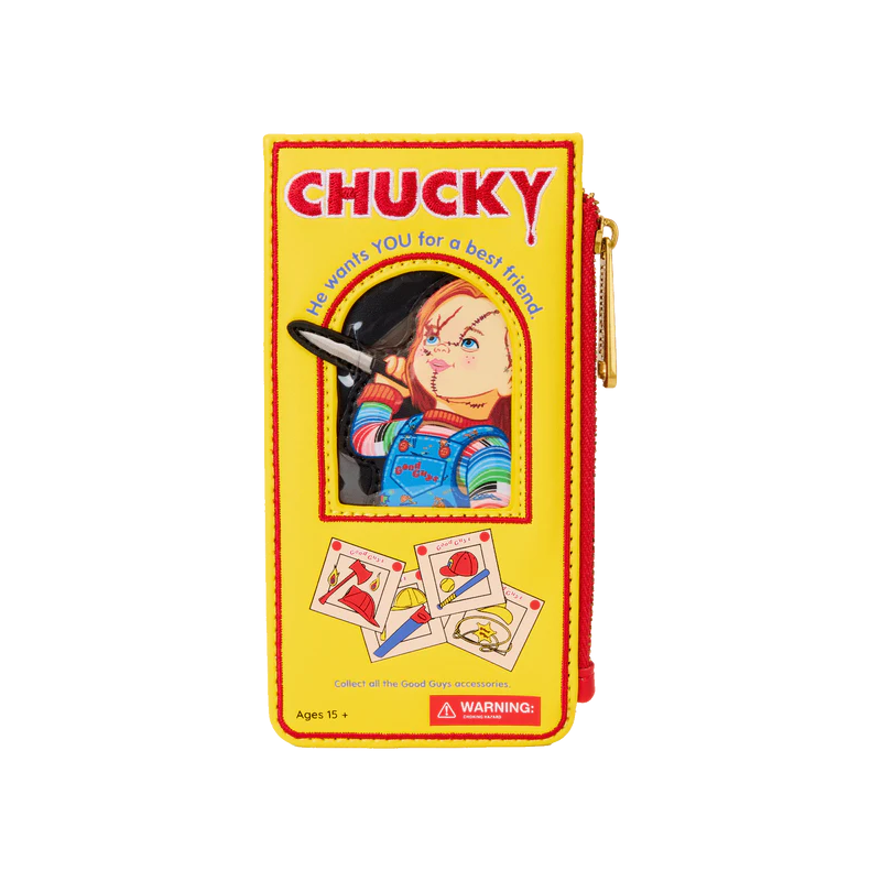 CHILDS PLAY - Boite de Chucky - Porte-carte Loungefly 