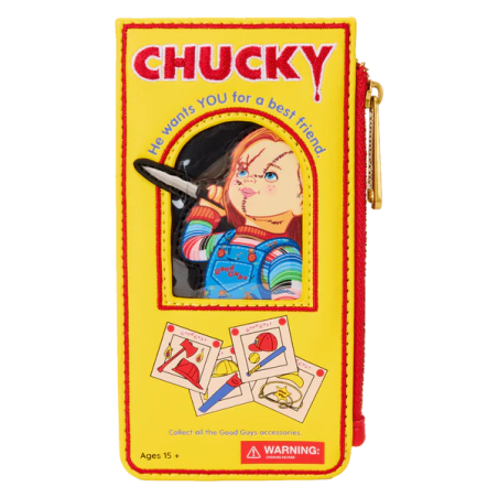 CHILDS PLAY - Boite de Chucky - Porte-carte Loungefly 