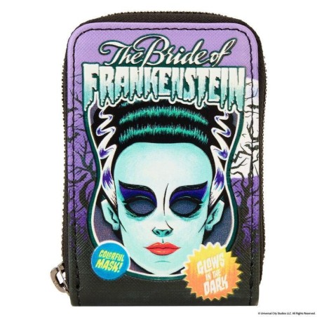 BRIDE OF FRANKENSTEIN - Neon Mask - Portefeuille LoungeFly 