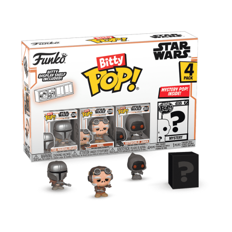 THE MANDALORIAN - Bitty Pop 4 Pack 2.5cm - Mandalorian 