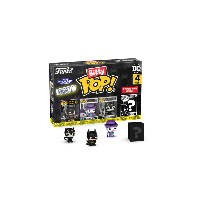 BATMAN 85TH - Bitty Pop 4 Pack 2.5cm - Batman 