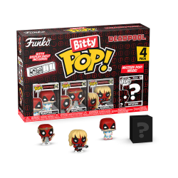 DEADPOOL - Bitty Pop 4 Pack 2.5cm - Sleepover 2