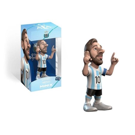 FOOTBALL - Argentine Messie - Figurine Minix # 12cm 