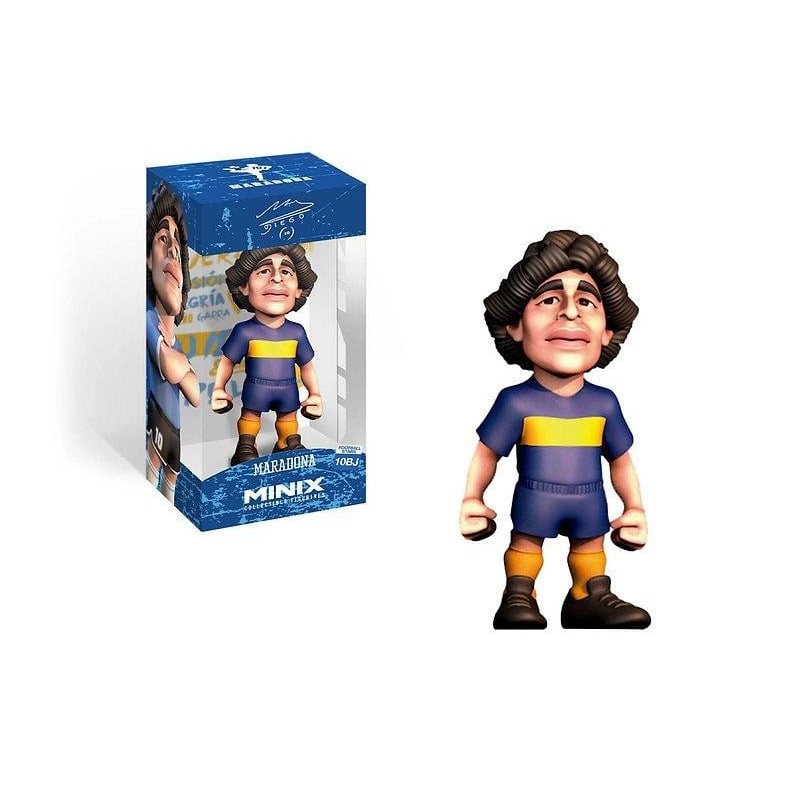 FOOTBALL - Maradona Boca Juniors - Figurine Minix # 12cm 