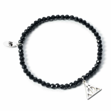 HARRY POTTER - Reliques de la Mort -Charme en Argent & Bracelet Perles 