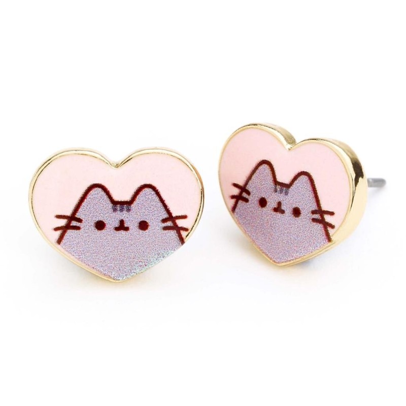 PUSHEEN - Love - Boucles d'Oreilles 