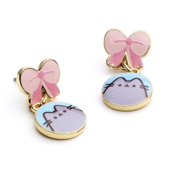 PUSHEEN - Noeud - Boucles d'Oreilles Pendantes 2