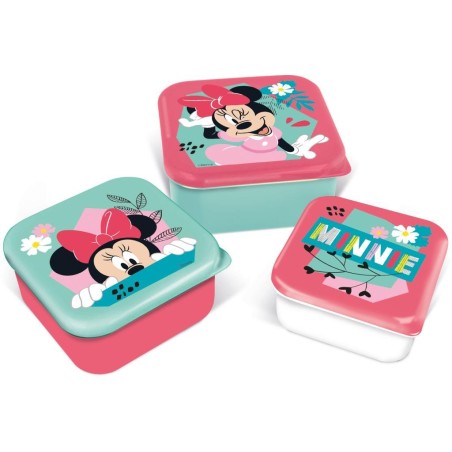 MINNIE - Boîtes à Snack - 3 pcs 