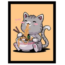VO MARIA - Kawaii Neko Cat - Impression encadrée 30x40cm 2