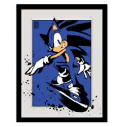 SONIC - Splatter - Impression encadrée 30x40cm 2