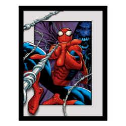 SPIDER-MAN - Swinging - Impression encadrée 30x40cm 2