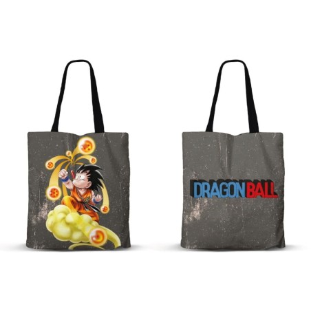 DRAGON BALL - Goku sur Nimbus - Tote Bag Premium '40x33x1cm' 