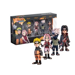 NARUTO SHIPPUDEN - Naruto, Kakashi, Itachi, .. - Pack 4 Fig. Minix 7cm 2