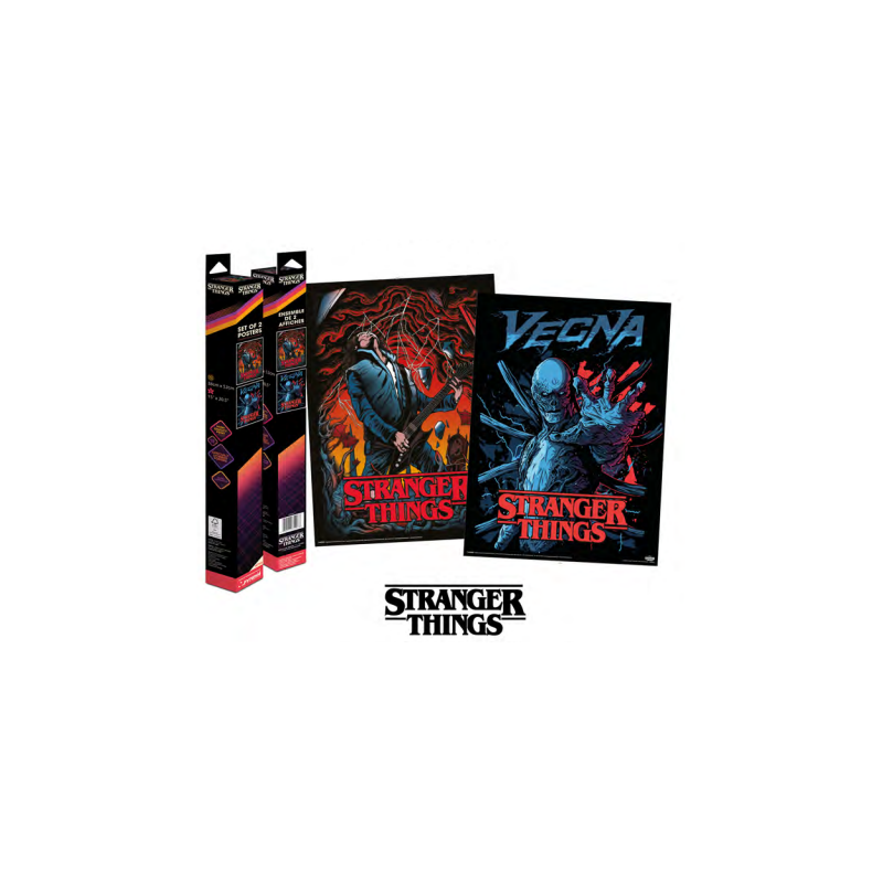 STRANGER THINGS - Vecna & Eddie - Set 2 Posters 52 x 38cm 