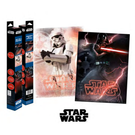 STAR WARS - L'Empire - Set 2 Posters 52 x 38cm 