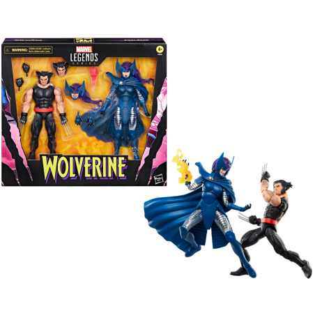 MARVEL - Wolverine vs Psylocke - Figurine Legend Series 15cm 