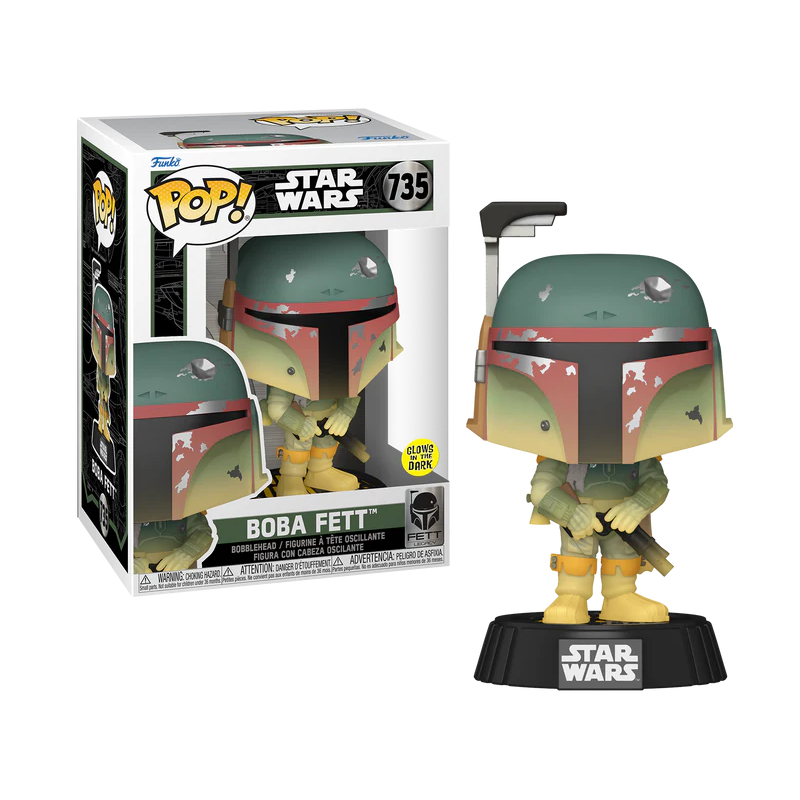 STAR WARS FETT LEGACY - POP Star Wars N° 735 - Boba Fett (GITD) 