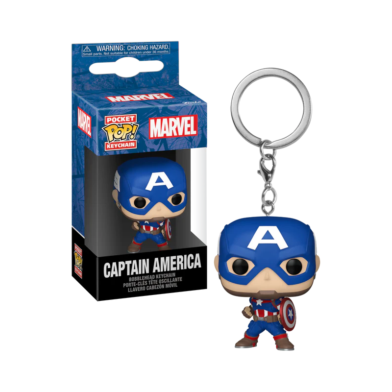 MARVEL NEW CLASSICS - Pocket Pop Keychains - Captain America 