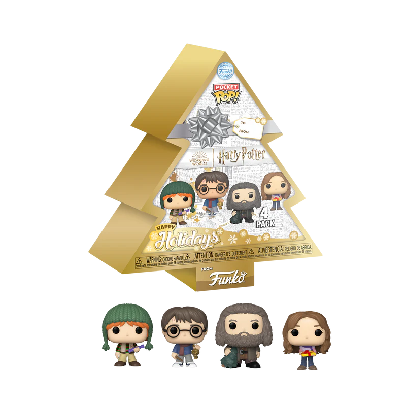 HARRY POTTER - Pocket Pop 4 Pack - Tree Holiday 