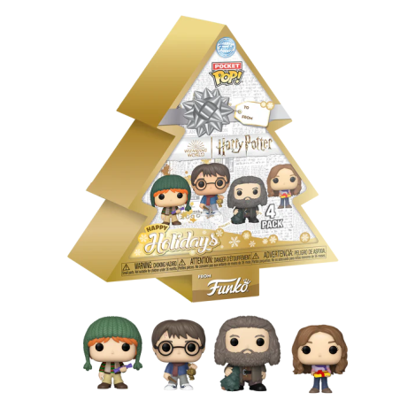 HARRY POTTER - Pocket Pop 4 Pack - Tree Holiday 