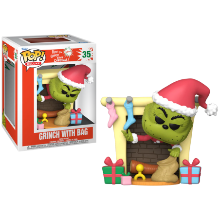 LE GRINCH - POP Deluxe N° 35 - Grinch avec Sac 