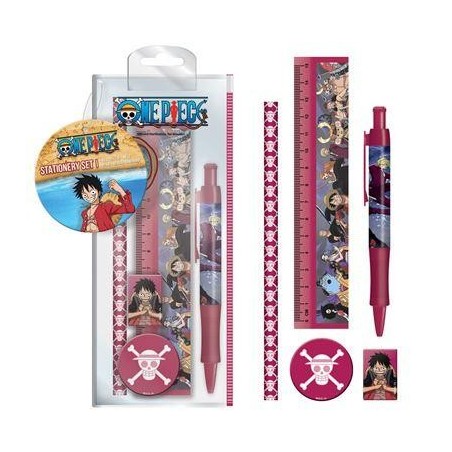 ONE PIECE - Equipage Chapeau de paille - Set papeterie 