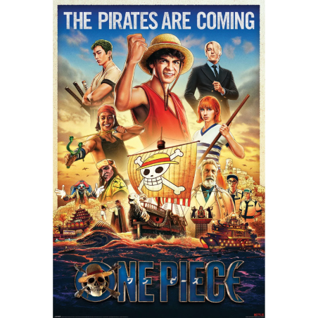 ONE PIECE NETFLIX - Pirates Incoming - Poster 61 x 91cm 