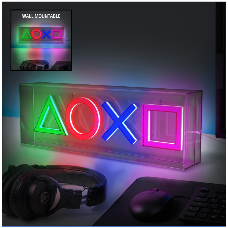 PLAYSTATION - Lampe Led Neon 9.96x29.8cm 