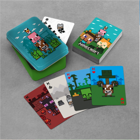 MINECRAFT - Animaux - Cartes à Jouer 
