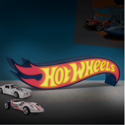 HOT WHEELS - Logo - Lampe Shaped 31.3cm 2