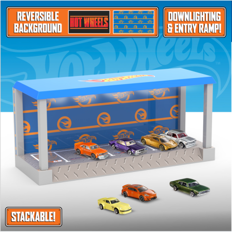 HOT WHEELS - Garage - Boite Display avec Lampe 