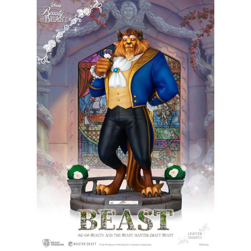 DISNEY - Beauty & The Beast - Beast - Statuette Master Craft 43cm 