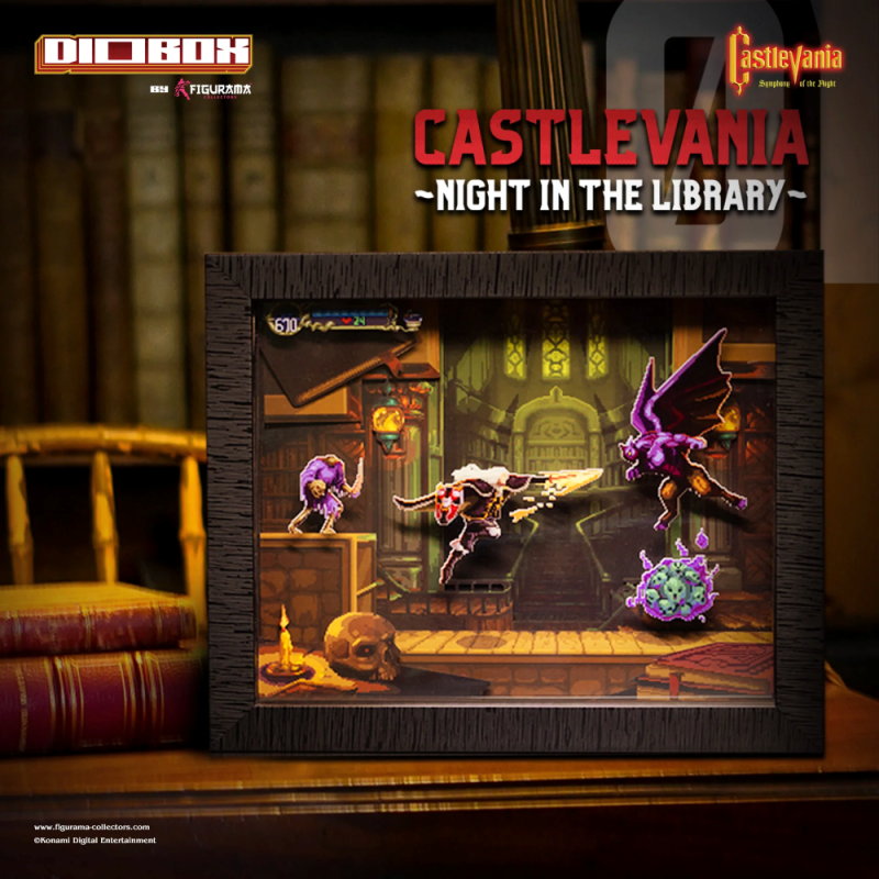 CASTLEVANIA - Nuit dans la bibliothèque - Diobox 34cm 