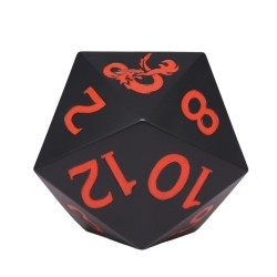 DONJONS ET DRAGONS - Dés à 20 faces - Tirelire 20cm 