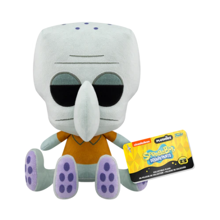 BOB L'EPONGE - Funko Peluche 18cm - Carlo Tentacule 