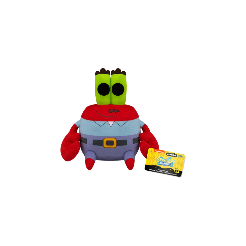 BOB L'EPONGE - Funko Peluche 18cm - Mr Krabs 