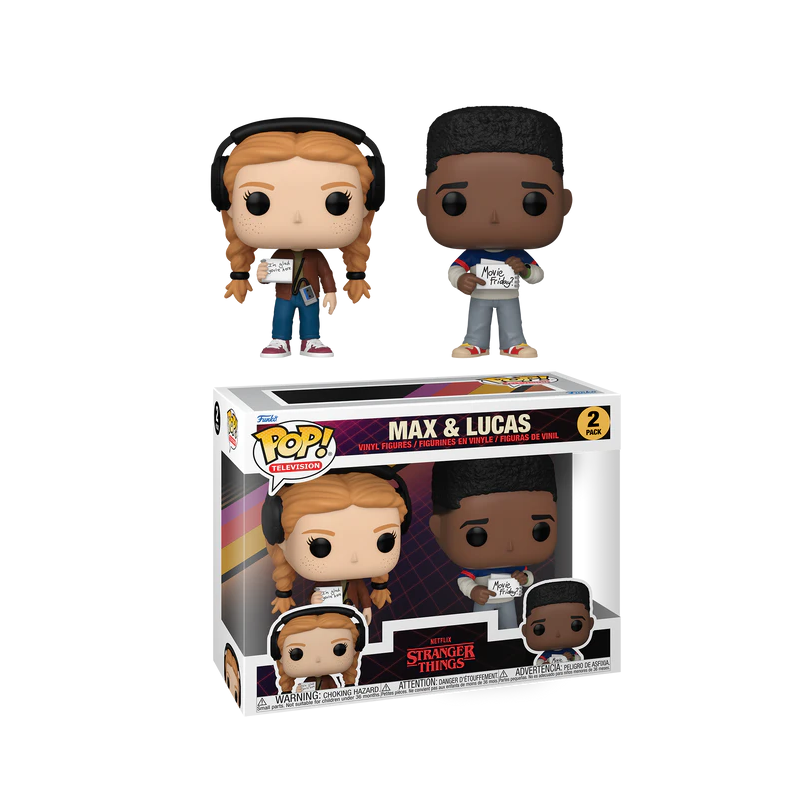 STRANGER THINGS S4 - POP TV - 2 Pack Max & Lucas 